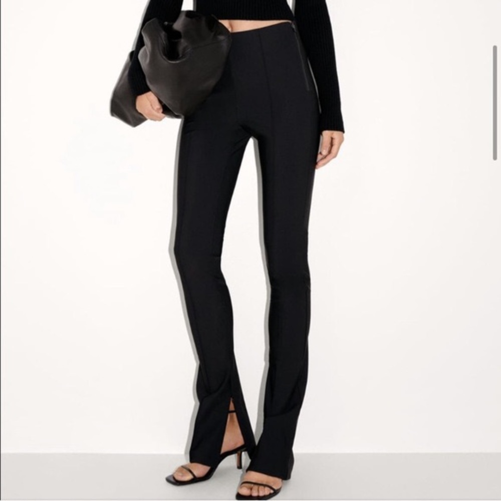 Zara Bi-Stretch split hem leggings 💥NWT💥